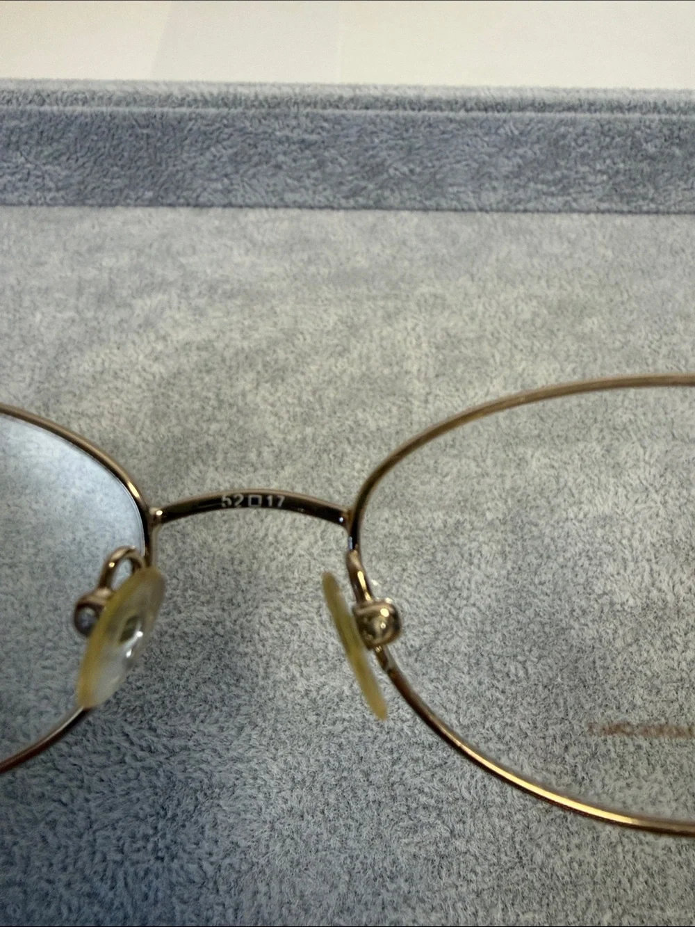 NWOT Caravaggio Lorre Oval Metal Eyeglasses in Brown/Bronze Eyesize 52